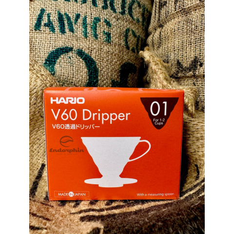 ПУРОВЕР HARIO V60 01 (200 мл) ЧЕРВОНИЙ ПОЛІПРОПІЛЕН VD-01R / VD-INT-01R